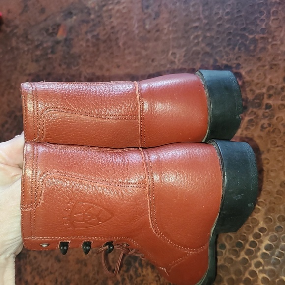 Ariat Heritage Lacer Boot Sz. 5.5 Combat Lace Up Ankle Western Cowboy Casual - Picture 5 of 10